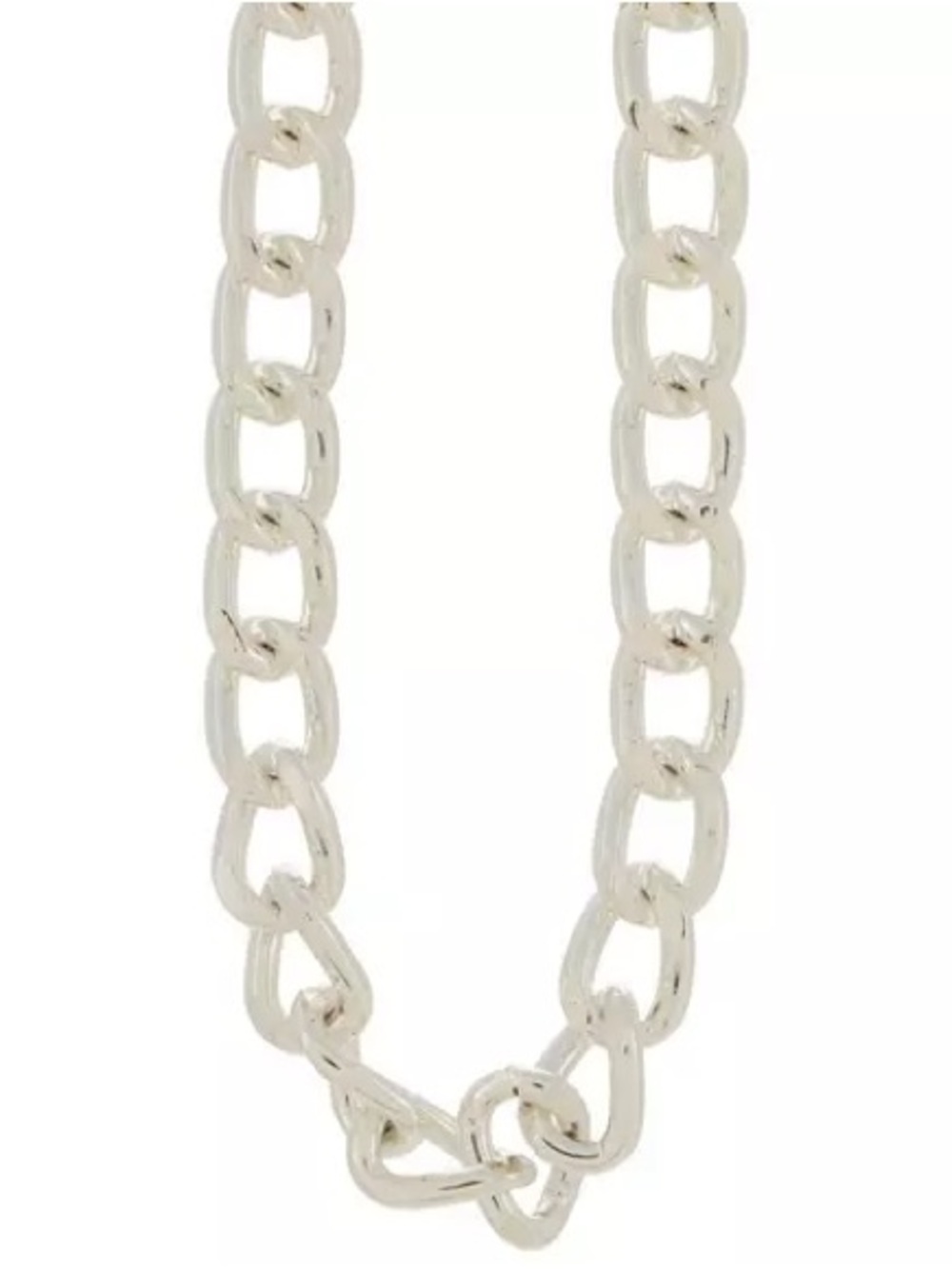 New Metal Gallery Curb Chain Necklace - 16